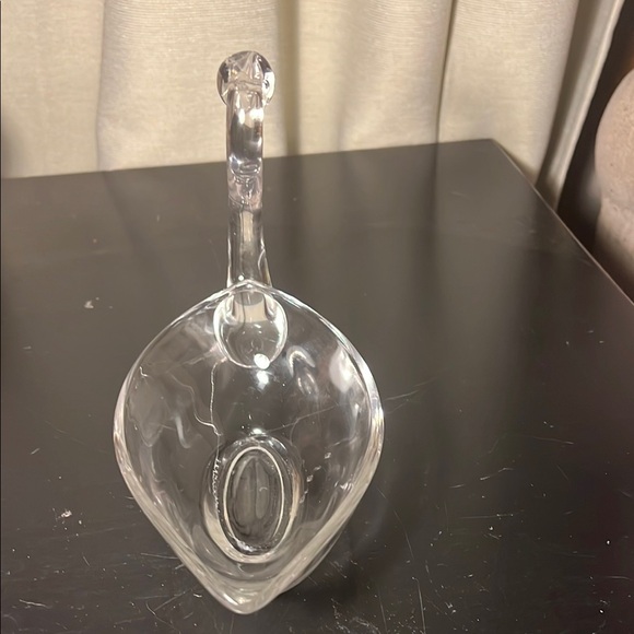 Vintage Duncan and Miller Glass Swan Dish - Picture 3 of 4